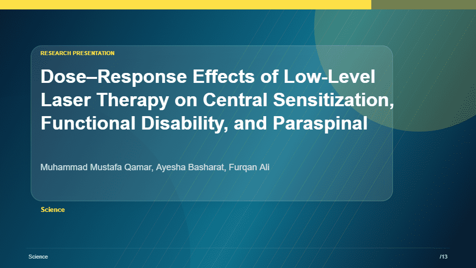Conference presentation slides